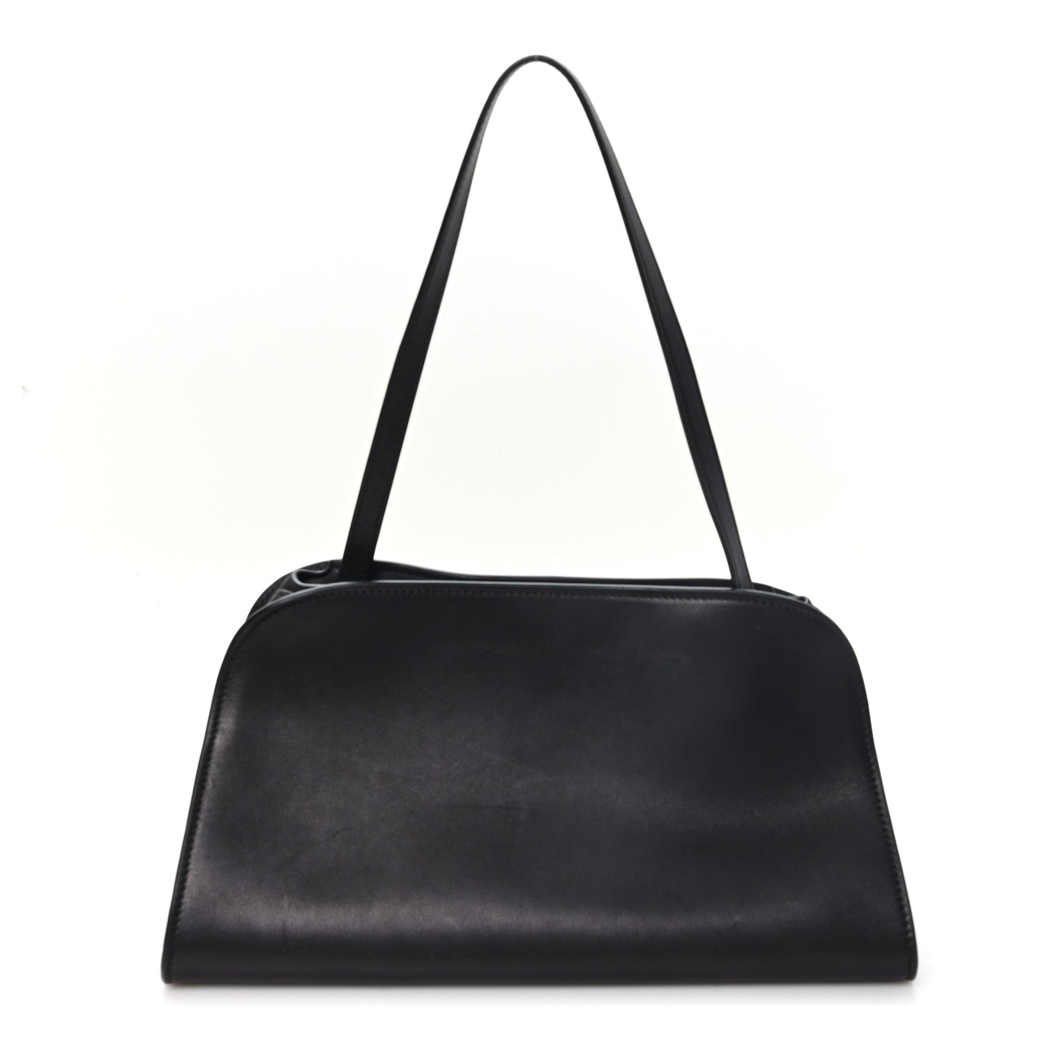The Row Smooth Calfskin Peggy Bag Black 1 of 9