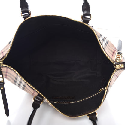 Burberry Haymarket Check Small Salisbury Tote Chocolate 5 of 8