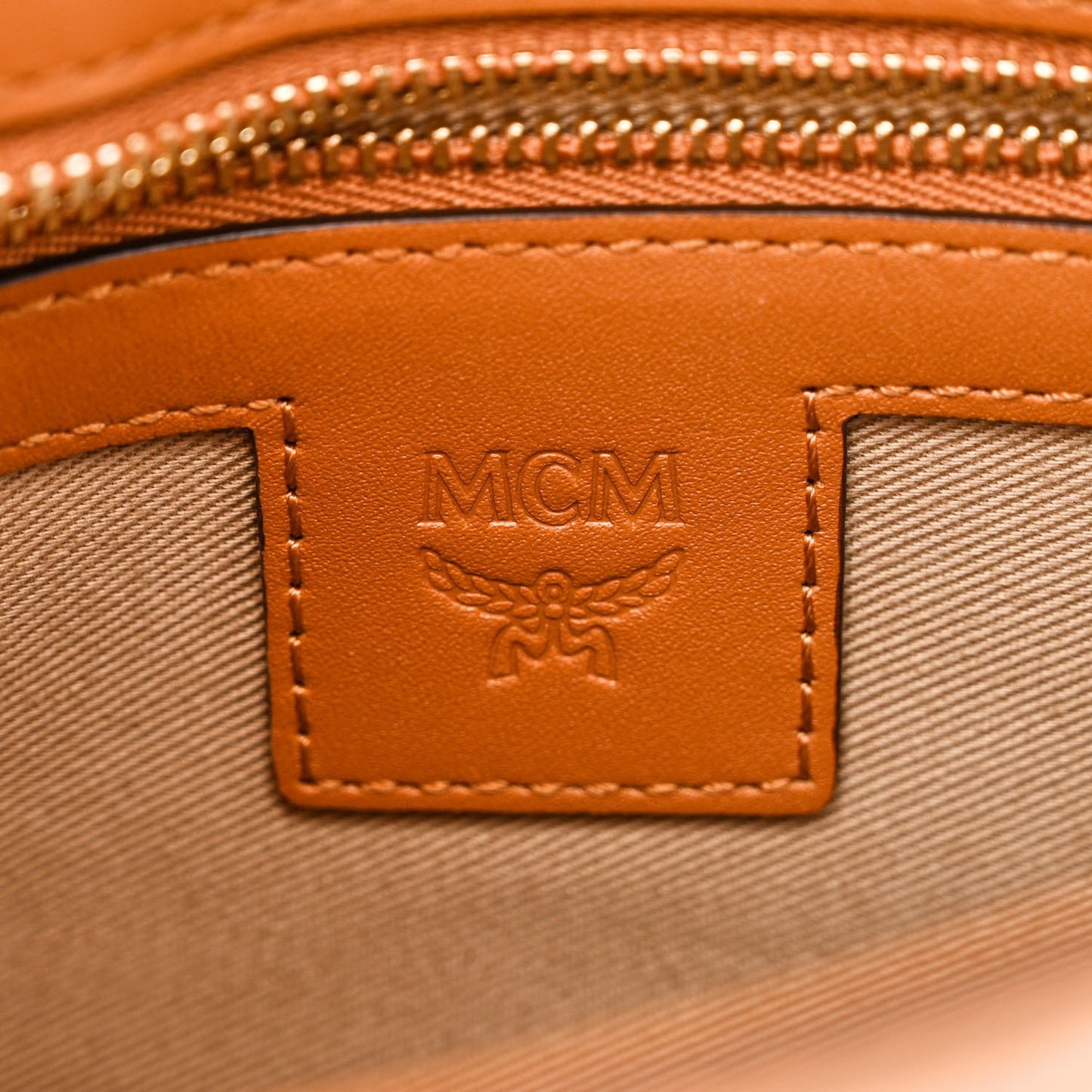 Visetos Small Millie Crossbody Belt Bag Cognac