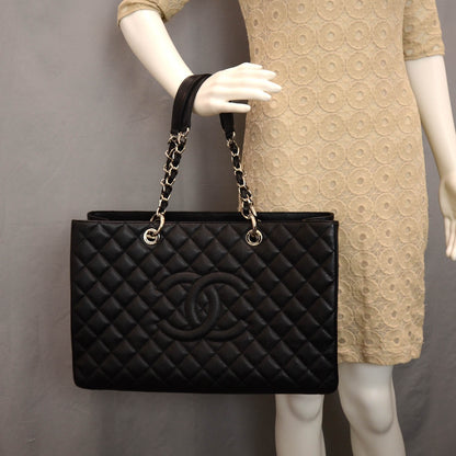 Chanel Caviar XL Grand Shopping Tote GST Black 2 of 10
