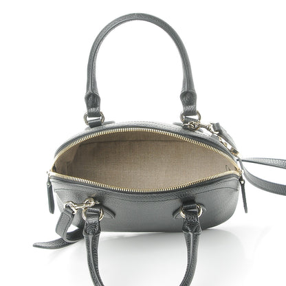 Gucci Dollar Calfskin Small GG Charm Dome Bag Black 6 of 8