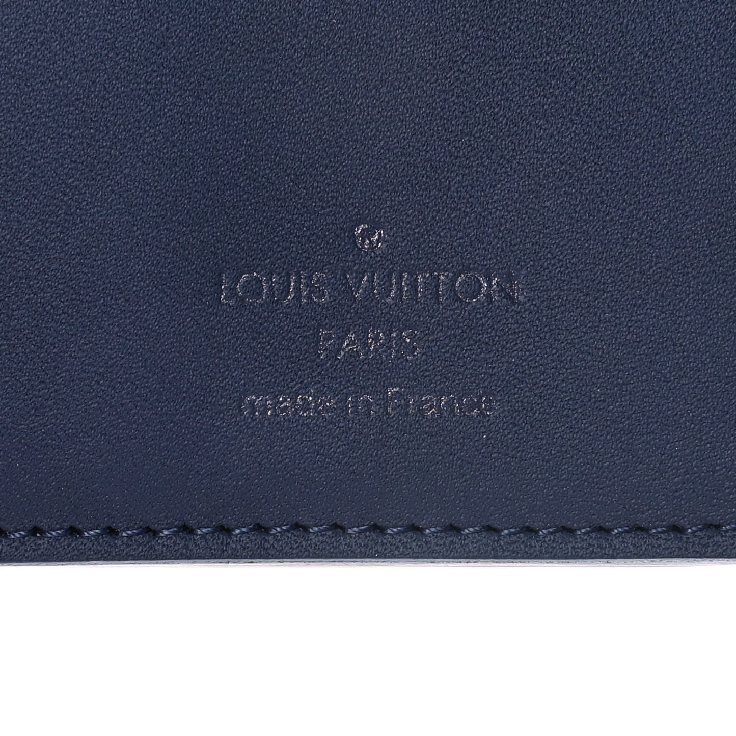 Calfskin Monogram Shadow Pocket Organizer Blue