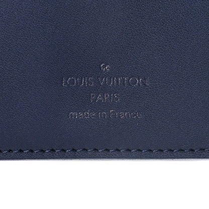 Louis Vuitton Calfskin Monogram Shadow Pocket Organizer Blue 7 of 8