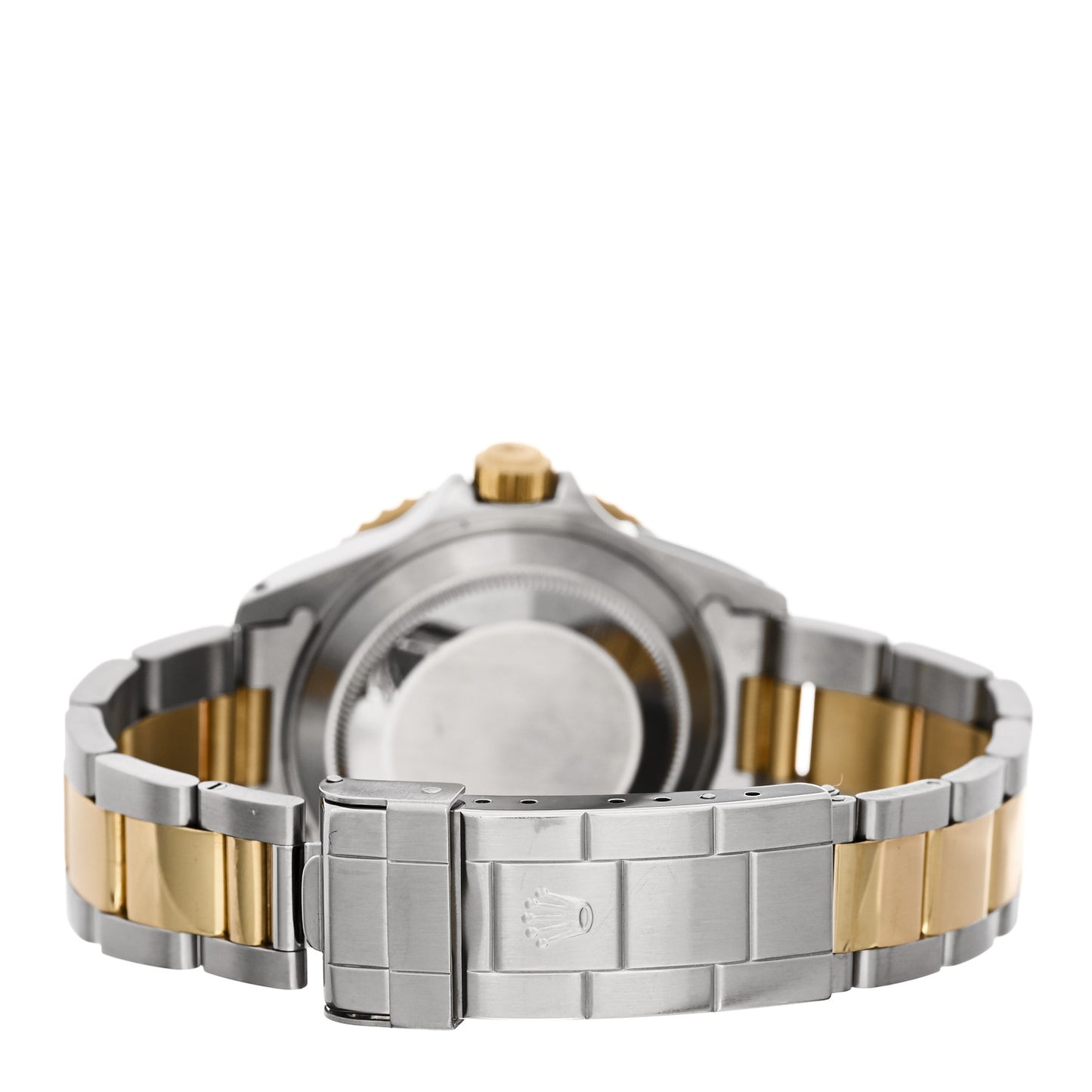 Stainless Steel 18K Yellow Gold Diamond Blue Sapphire 40mm Submariner Date Watch Champagne 16613