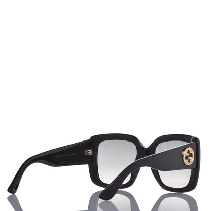 Gucci Acetate Square Frame Sunglasses GG0141S Black 4 of 7