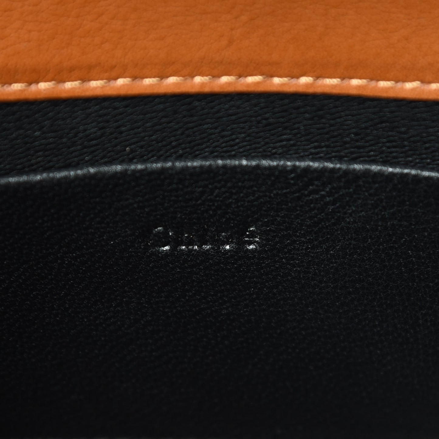 Calfskin Small Nile Bracelet Minaudiere Bag Caramel