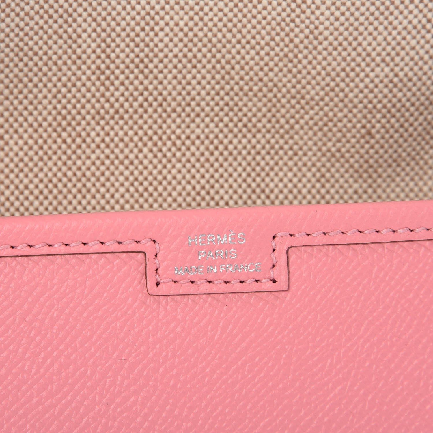 Hermes Epsom Jige PM Clutch Rose Confetti 6 of 8