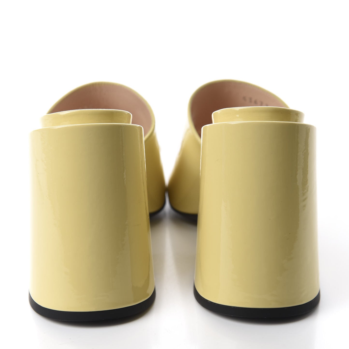 Patent Lexi Horsebit High-Heel Slide Sandals 37 Burro