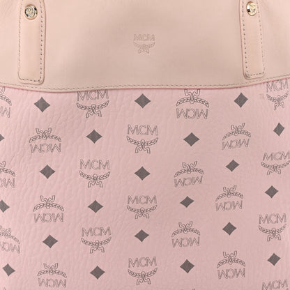 MCM Visetos Aren Tote Powder Pink 9 of 11