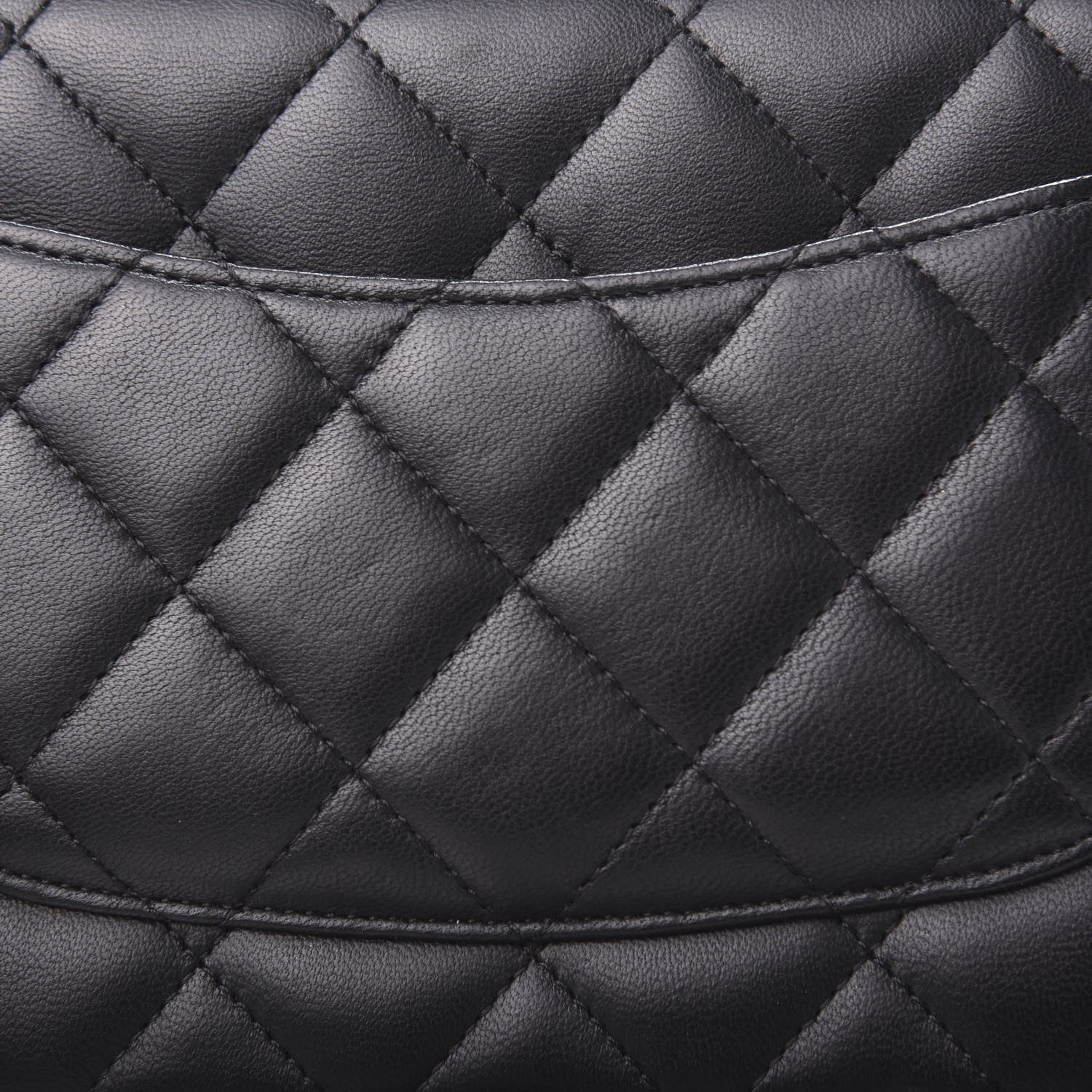 Chanel Lambskin Quilted Wallet On Chain WOC Black 12 of 13
