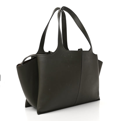Celine Smooth Calfskin Medium Tri-Fold Bag Khaki 2 of 11