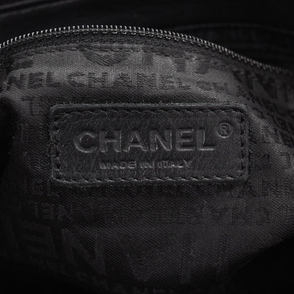 Chanel Lambskin Pleated Flap Bag Black 7 of 10