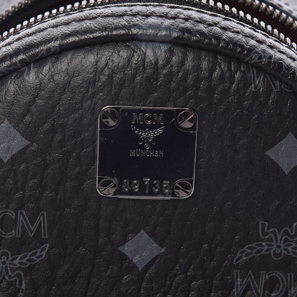 MCM Visetos Side Stud X-Mini Stark Bebe Boo Backpack Black 6 of 10