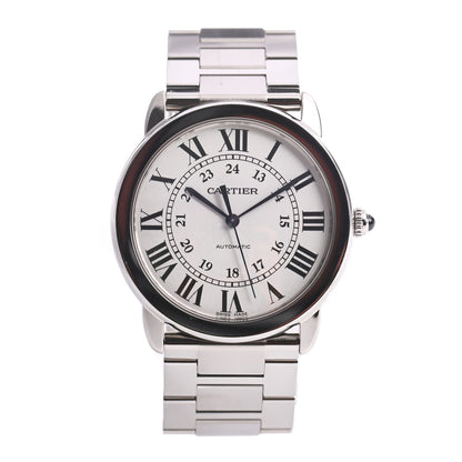 Cartier Stainless Steel 36mm Ronde Solo Automatic Watch 1 of 6