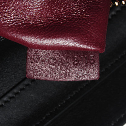 Celine Smooth Calfskin Micro Tri-Color Luggage Burgundy 8 of 8