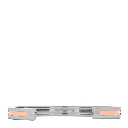 Bulgari 18K Rose Gold Stainless Steel B.Zero1 Cuff Bracelet S 3 of 5