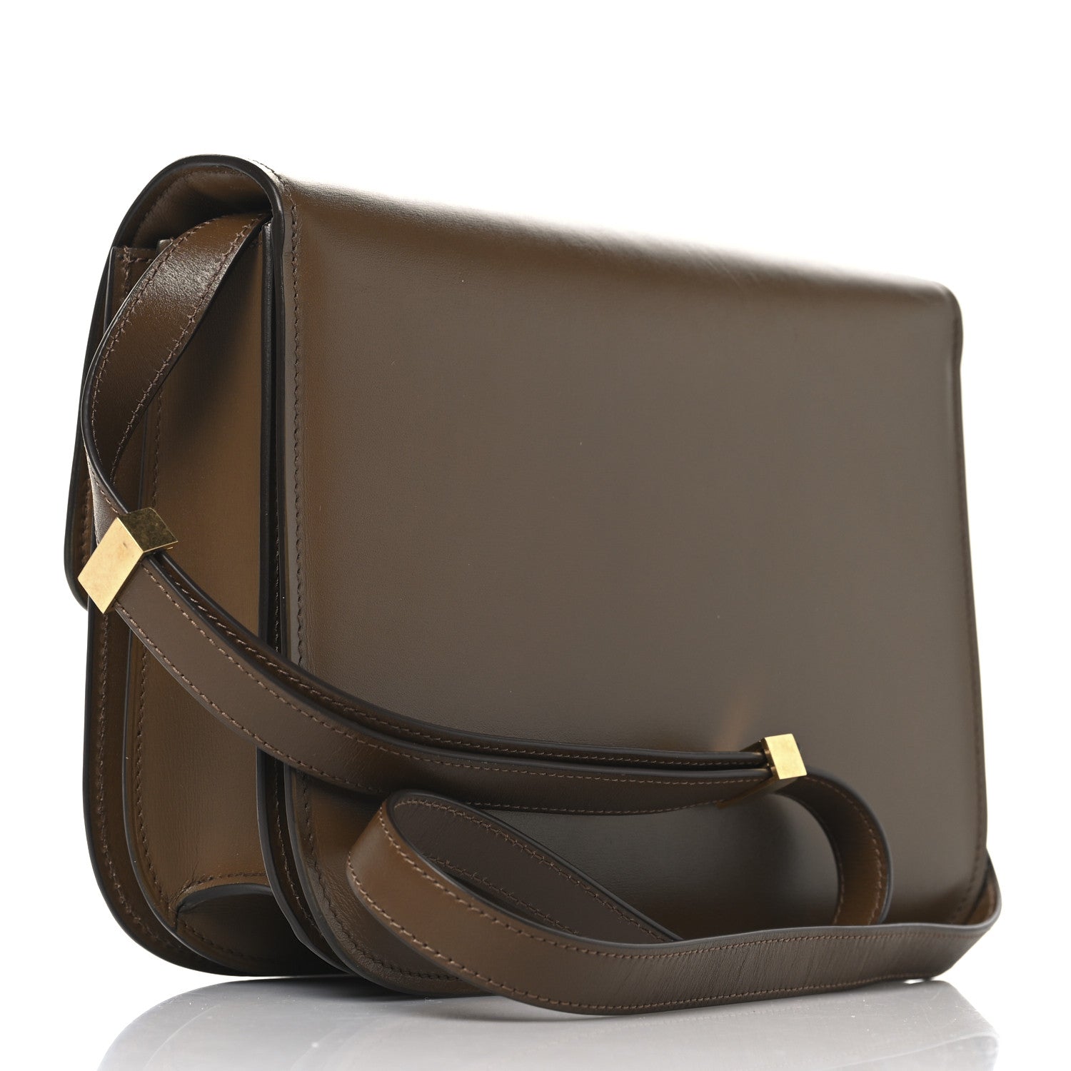 Celine Box Calfskin Medium Classic Box Flap Bag Camel 3 of 12
