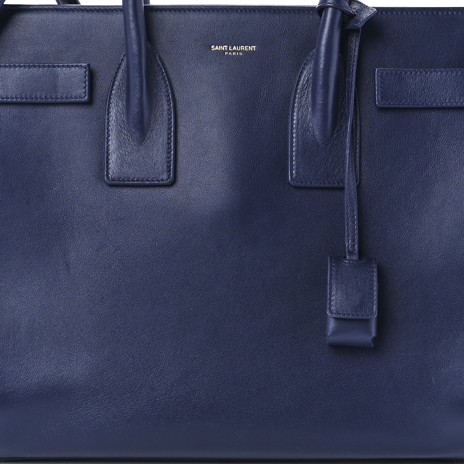 Saint Laurent Calfskin Small Sac De Jour Marine 10 of 11