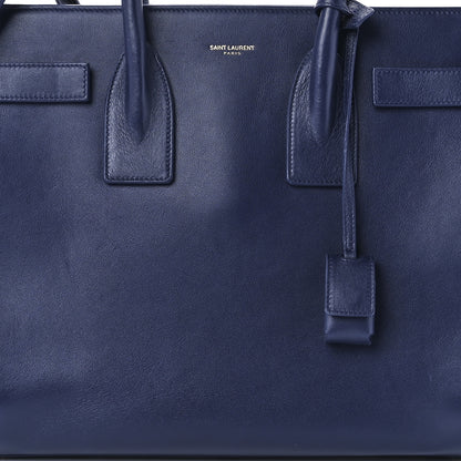 Saint Laurent Calfskin Small Sac De Jour Marine 10 of 11