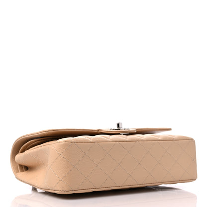 Chanel Caviar Quilted Medium Double Flap Beige 4 of 9