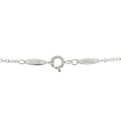 Tiffany Sterling Silver 27mm Elsa Peretti Open Heart Pendant Necklace 4 of 5