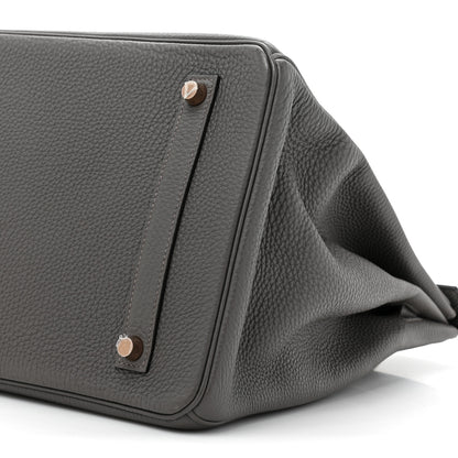 Hermes Togo Birkin 35 Etain 7 of 14