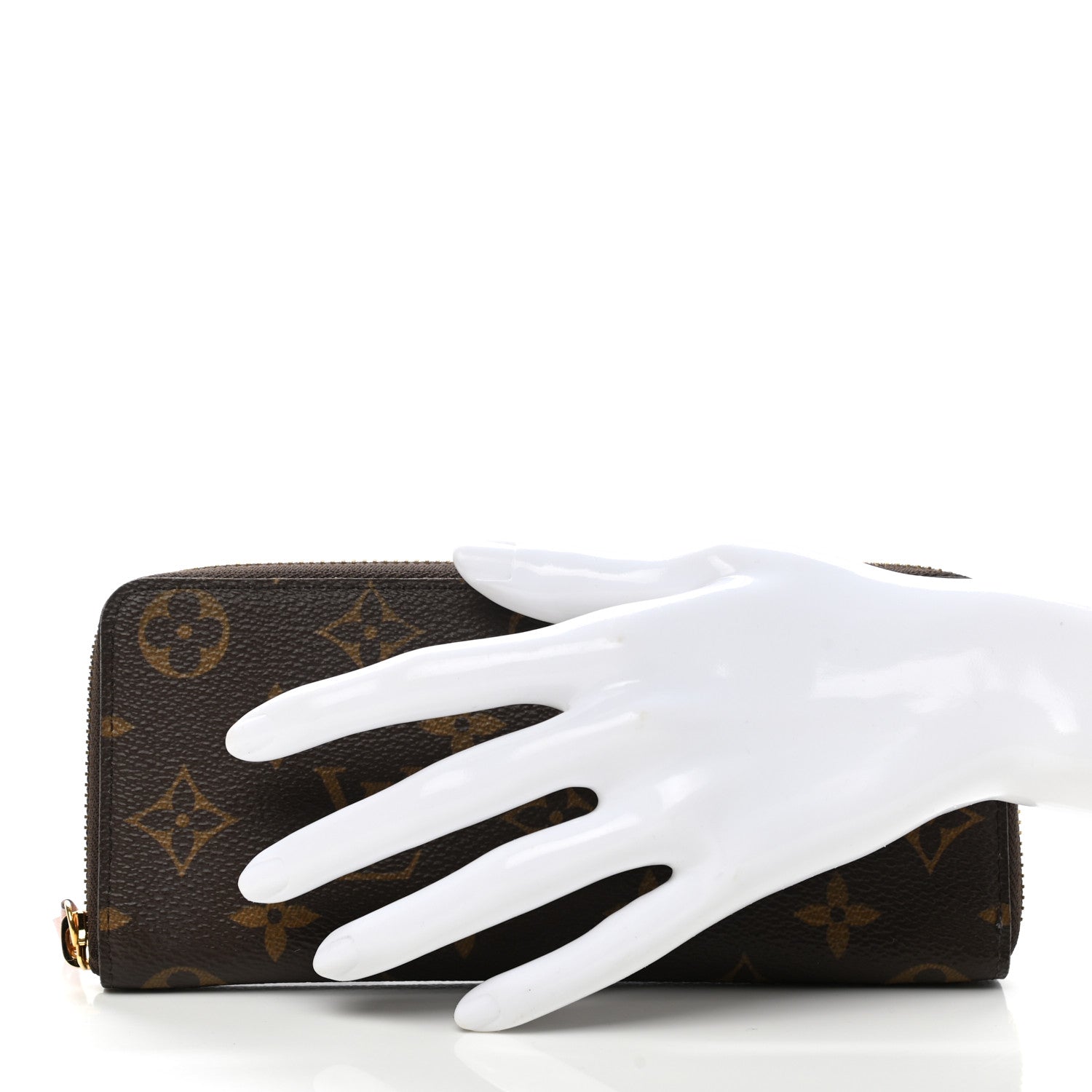 Louis Vuitton Monogram Clemence Wallet Rose Ballerine 2 of 8