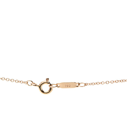 Tiffany 18K Rose Gold Mini Key Pendant Necklace 4 of 6