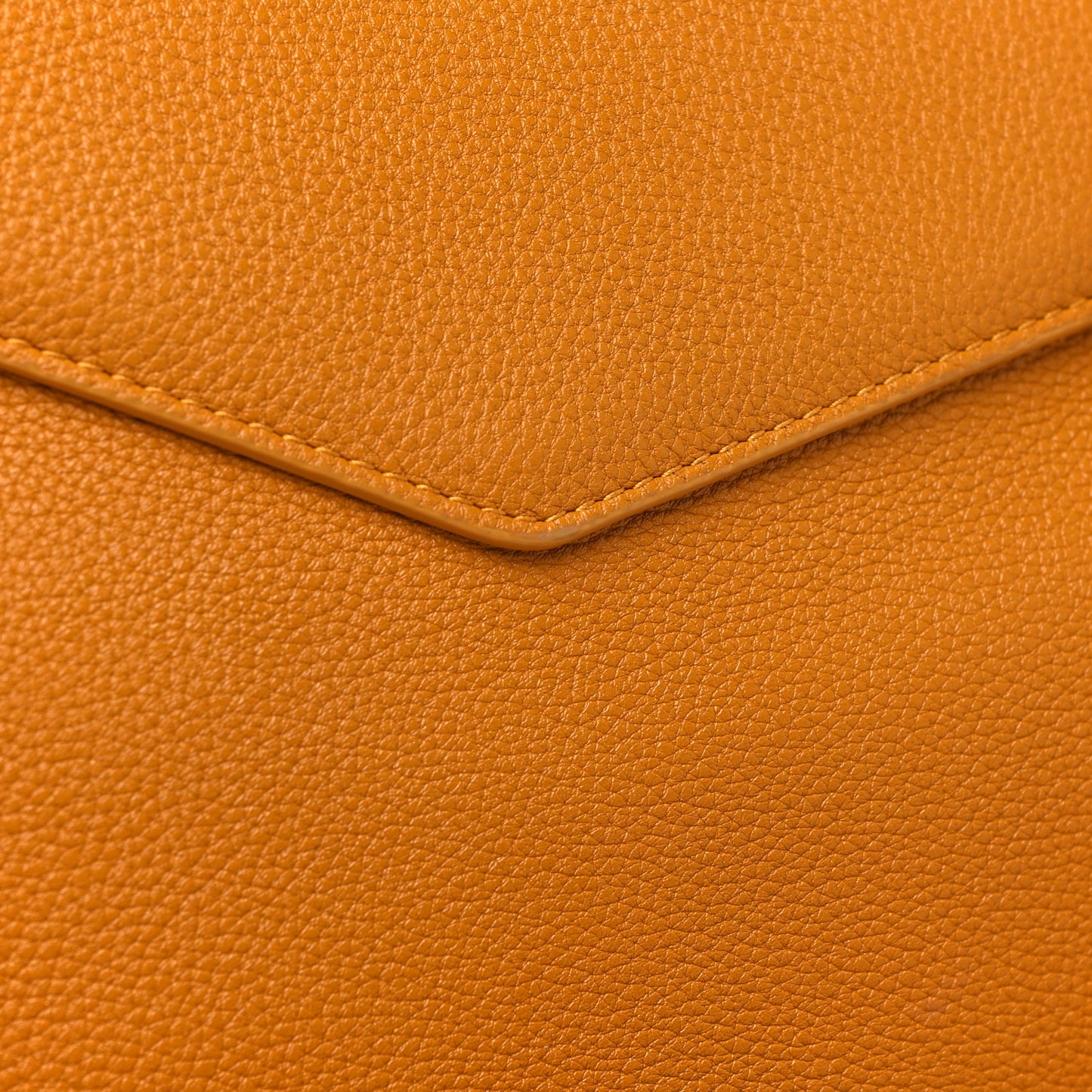 Calfskin Mount Envelope Bag Cob