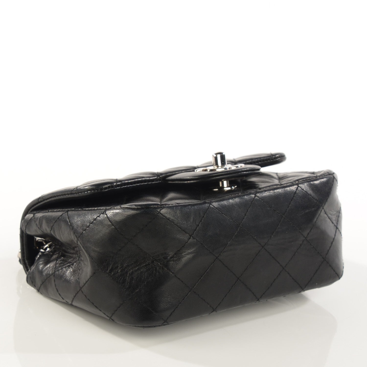 Chanel Lambskin Quilted Mini Square Flap Black 4 of 8