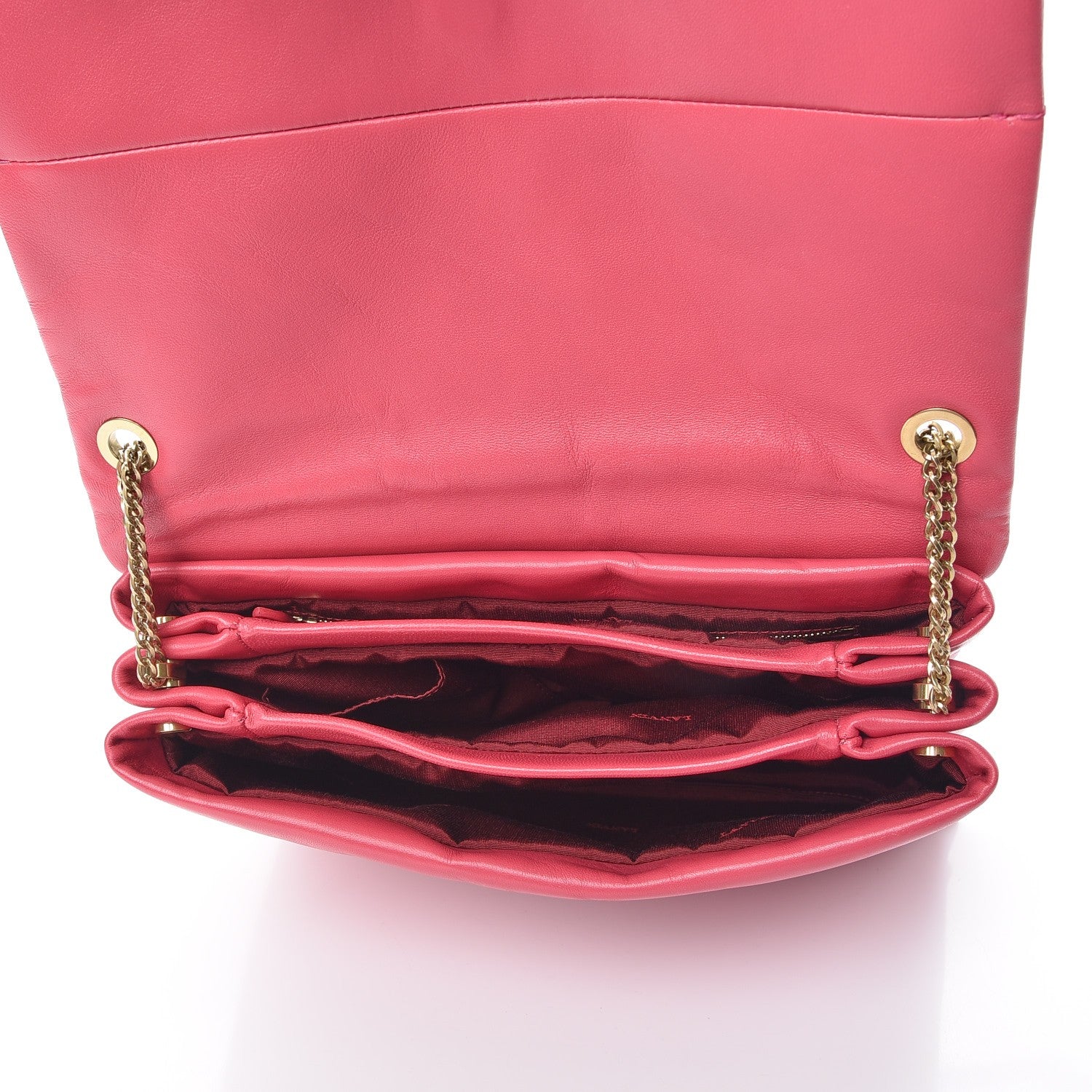 Lanvin Lambskin Quilted Medium Sugar Flap Shoulder Bag Pink 5 of 11