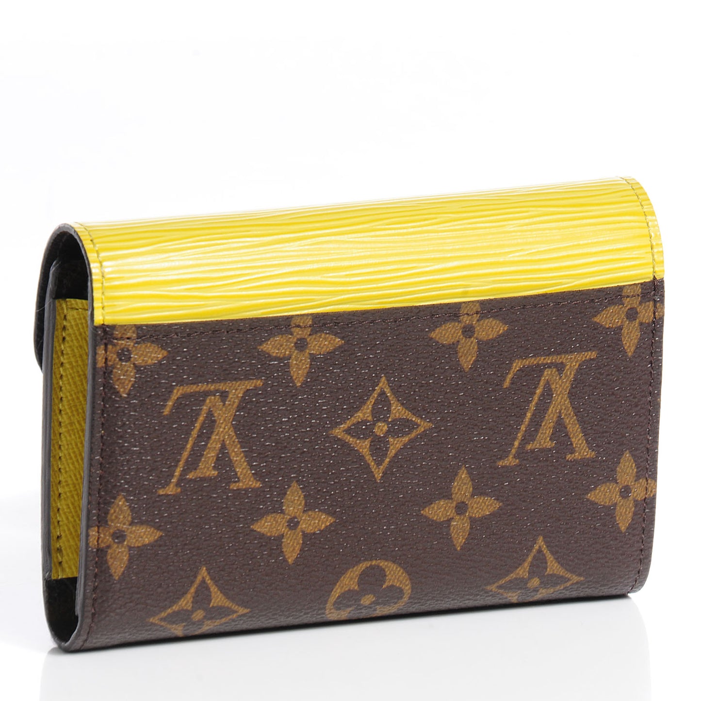 Epi Monogram Marie-Lou Compact Wallet Pistache