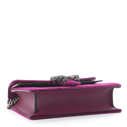 Gucci Velvet Super Mini Dionysus Shoulder Bag Fuchsia Violet Cyclamen 4 of 8