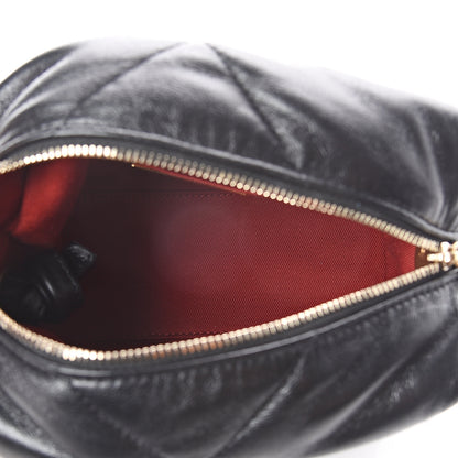 Chanel Lambskin Quilted Small Bowling Bag Black 5 of 9