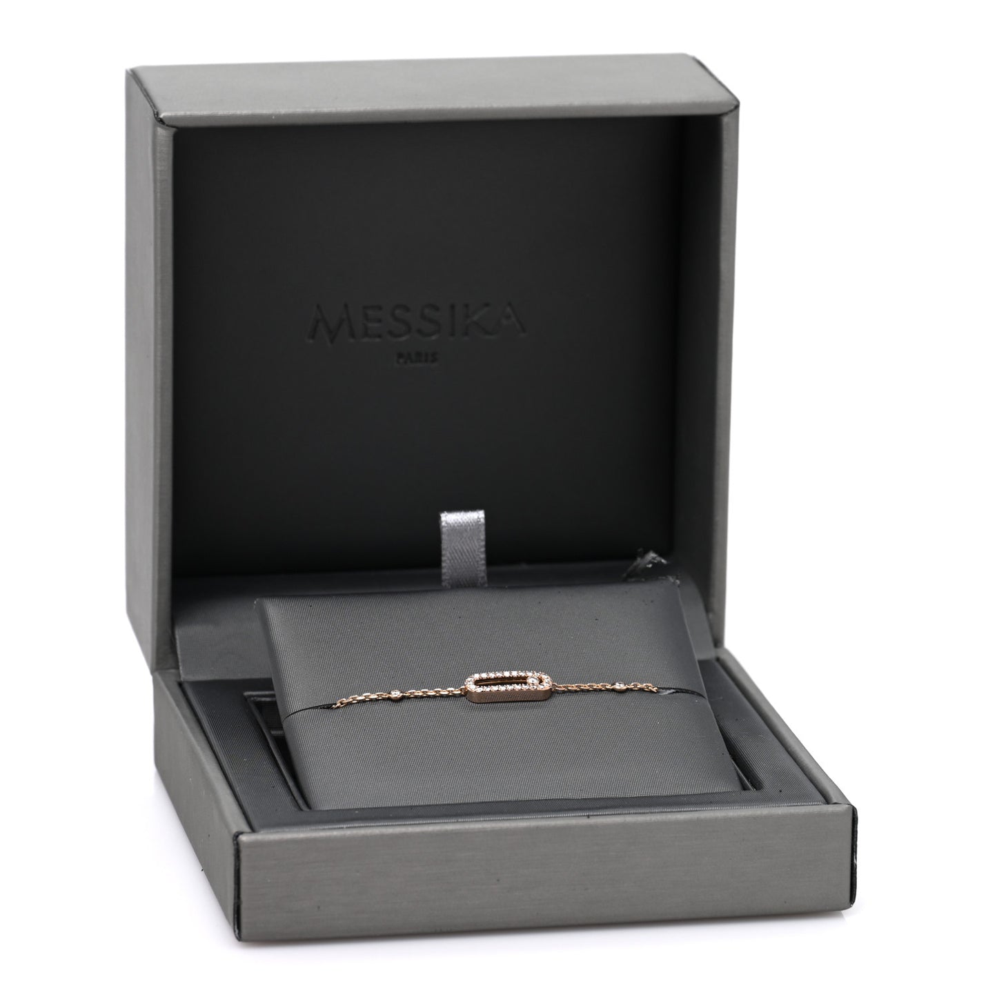 18K Rose Gold Diamond Move Uno Pave Bracelet