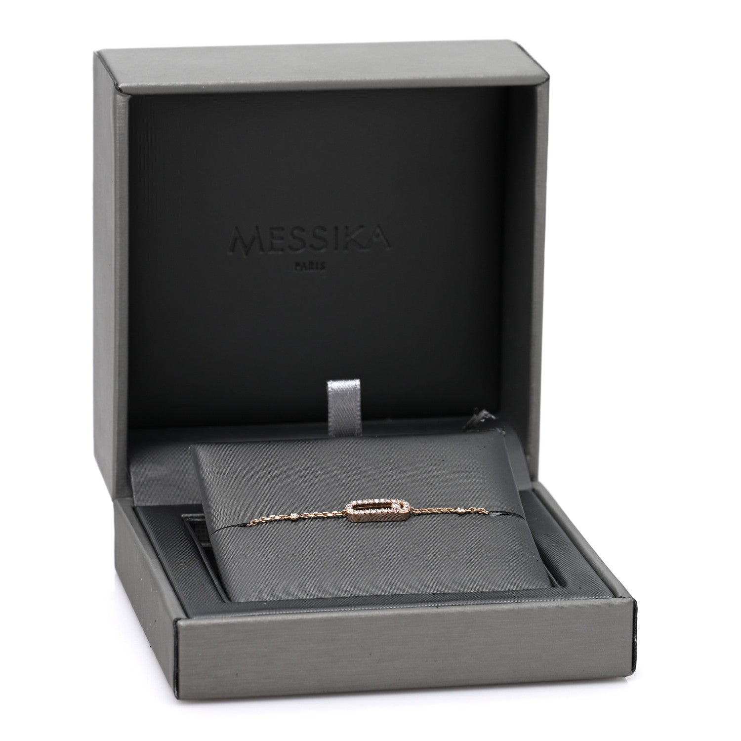 Messika 18K Rose Gold Diamond Move Uno Pave Bracelet 4 of 4