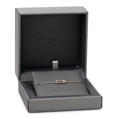 Messika 18K Rose Gold Diamond Move Uno Pave Bracelet 4 of 4