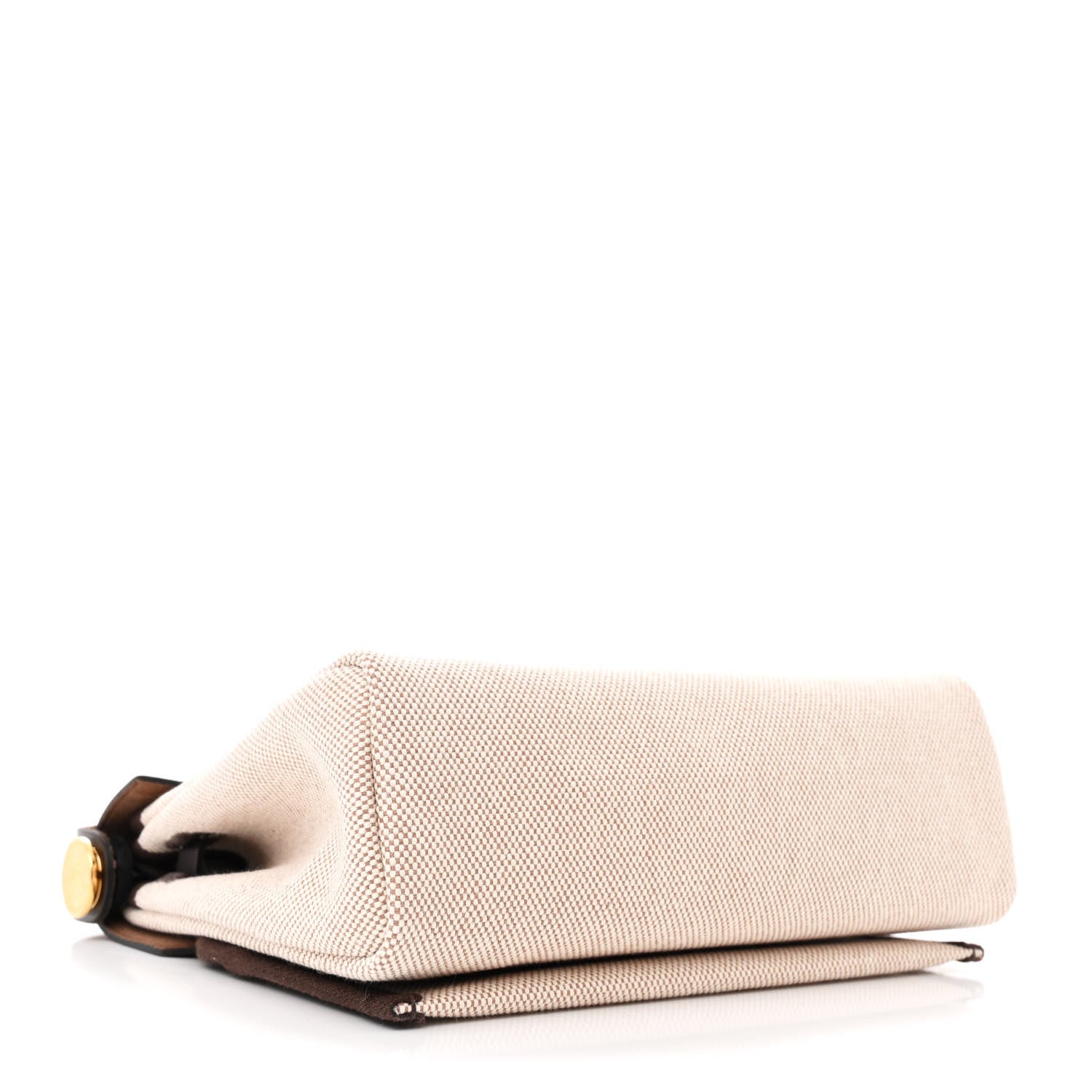 Hermes Military Toile Vache Hunter Herbag Zip Retourne 20 Ecru Beige Ebene 4 of 11