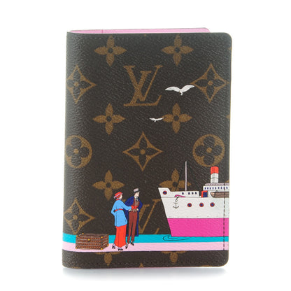 Louis Vuitton Monogram 2016 Christmas Animation Passport Cover Rose Ballerine 1 of 7
