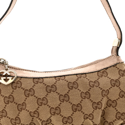 Gucci Monogram Heart GG Charm Pochette Bronze 8 of 14