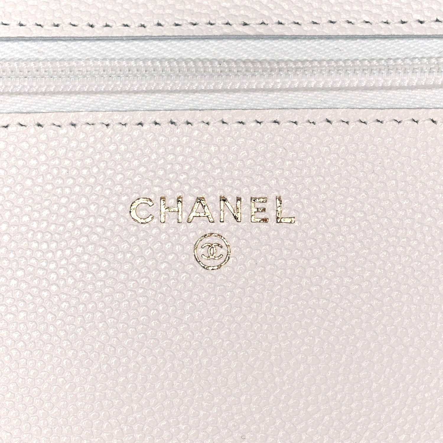 Chanel Caviar Quilted Wallet On Chain WOC White 6 of 11