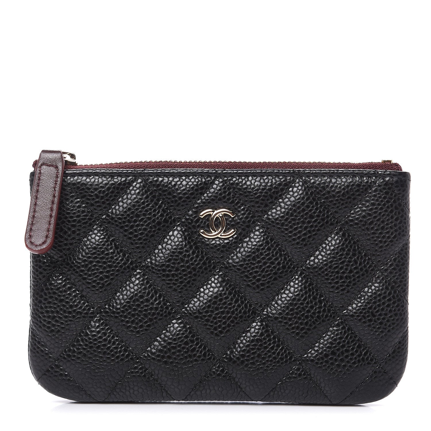 Chanel Caviar Quilted Small Cosmetic Case Black 1 of 8