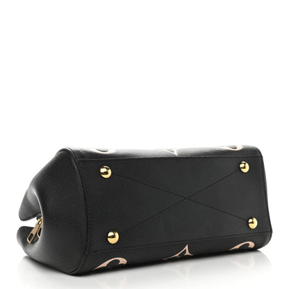 Louis Vuitton Empreinte Monogram Giant Montaigne MM Black Beige 4 of 9