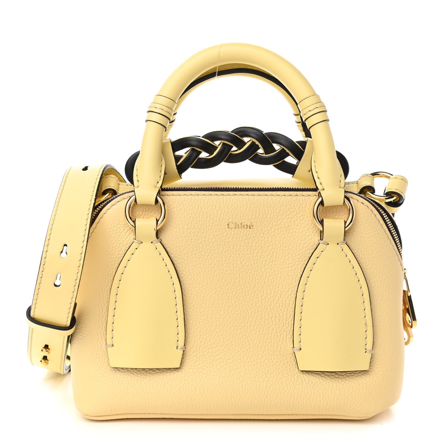 Chloe Calfskin Small Daria Softy Yellow 1 of 12