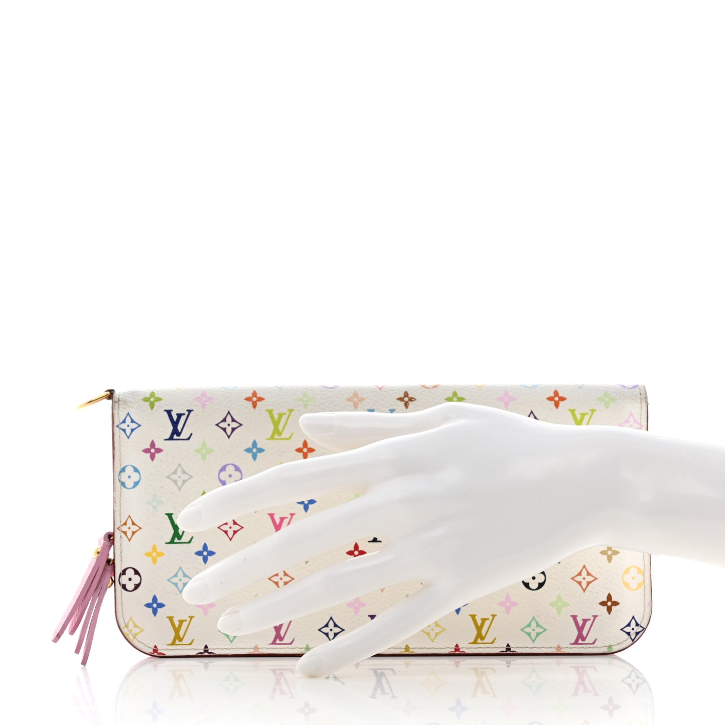 Monogram Multicolor Insolite Wallet White Litchi
