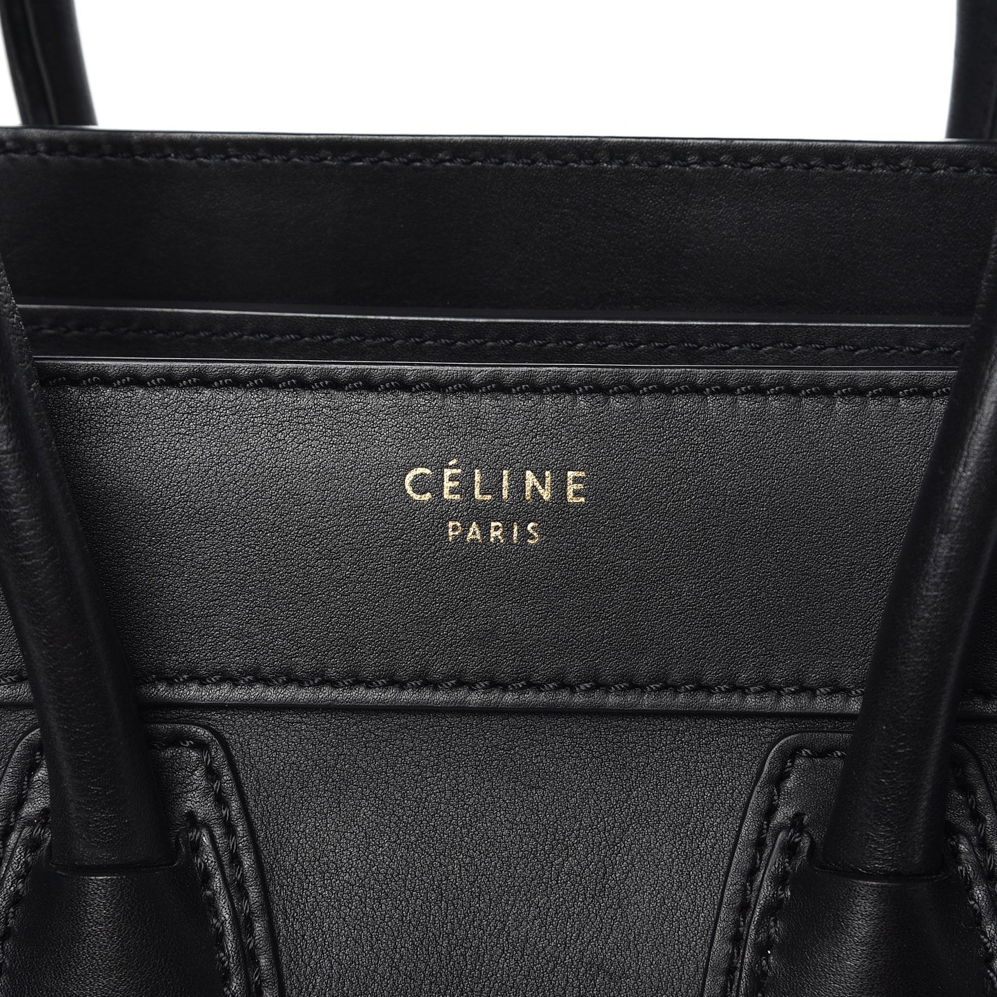 Smooth Calfskin Micro Luggage Black