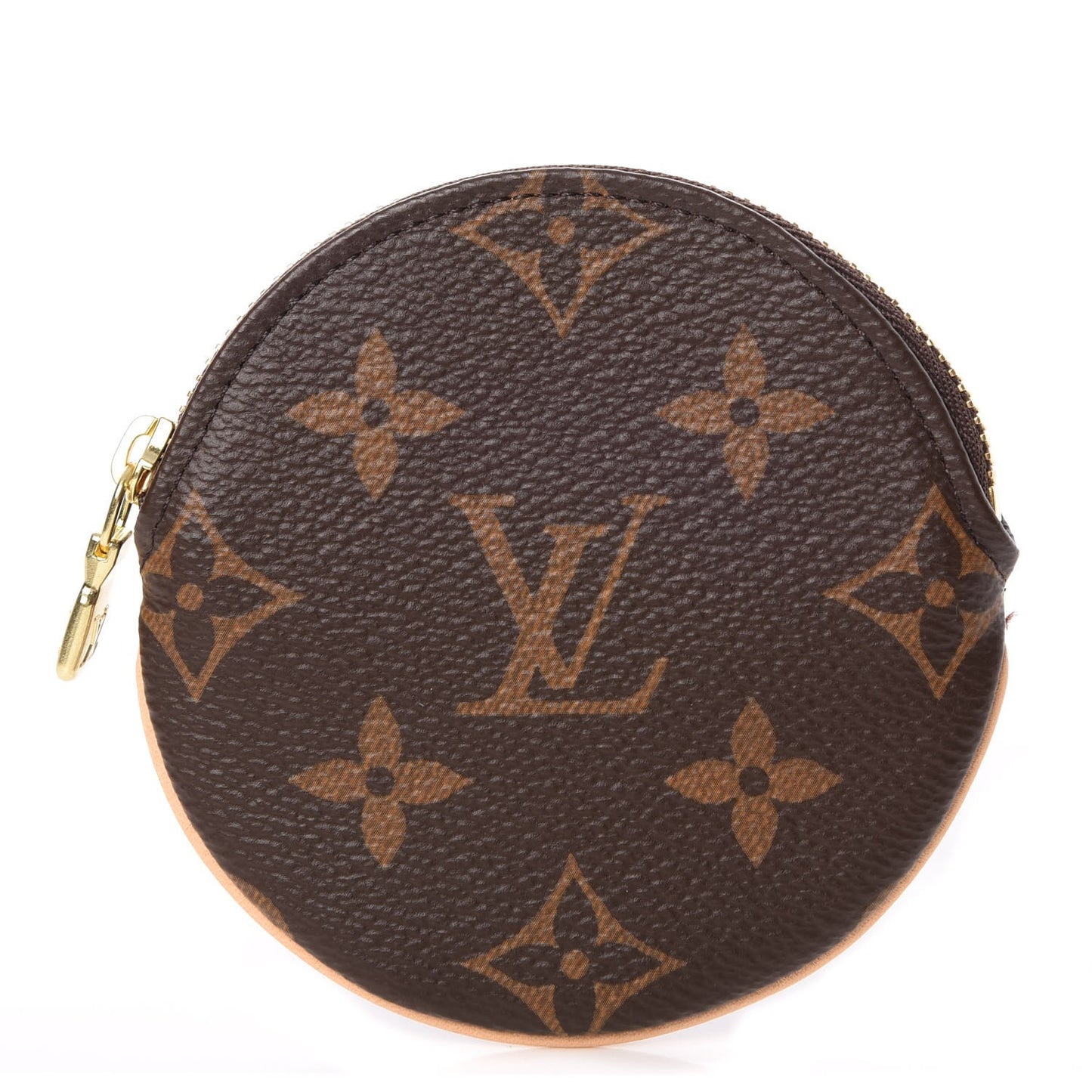 Monogram Round Coin Purse