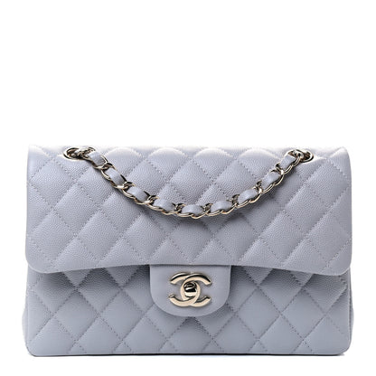 Chanel Caviar Quilted Small Double Flap Grey 1 of 4