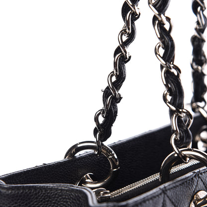Chanel Caviar Quilted Grand Shopping Tote GST Black 9 of 12