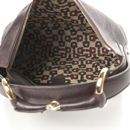 Gucci Guccissima Medium Horsebit Chain Hobo Dark Brown 5 of 15